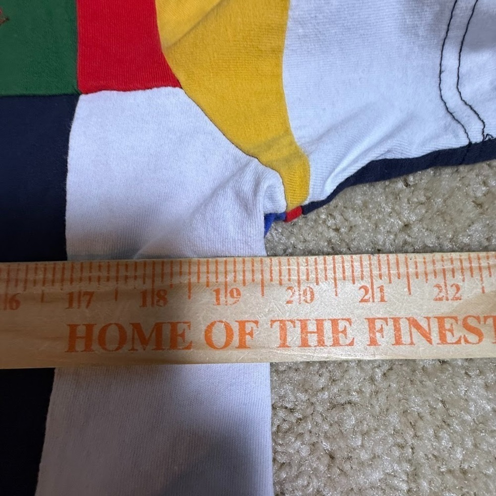 hudson Outerwear Patchwork Colorblock T Shirt Youth XL Multicolor Streetwear - Picture 6 of 6